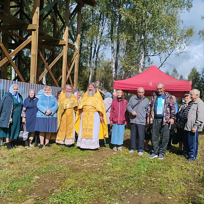В урочище Пупково Городецкого благочиния состоялась Божественная литургия