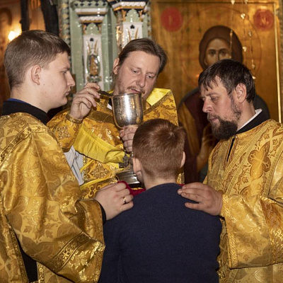 В Неделю 19-ю по Пятидесятнице в Городецком Феодоровском мужском монастыре состоялась Божественная литургия