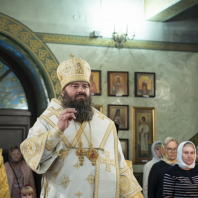 В Неделю 21-ю по Пятидесятнице епископ Городецкий и Ветлужский Парамон совершил Божественную литургию в Городецком Феодоровском мужском монастыре