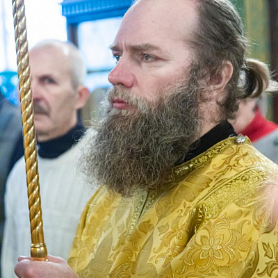 21.11.2021 - В день памяти Архистратига Михаила епископ Городецкий и Ветлужский Августин совершил Божественную литургию в Феодоровском кафедральном соборе Городца 