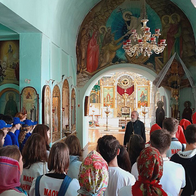 Представители Борского благочиния приняли участие в слете старшеклассников в селе Кантаурово