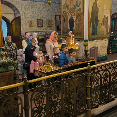 В балахнинском храме в честь Рождества Христова состоялся праздник первой исповеди