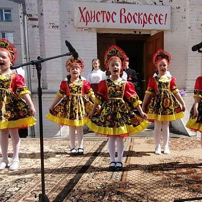 Праздник Пасхи в Семенове