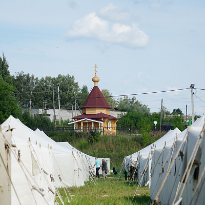 Завершает работу палаточный городок для паломников, прибывших на Дивеевские торжества