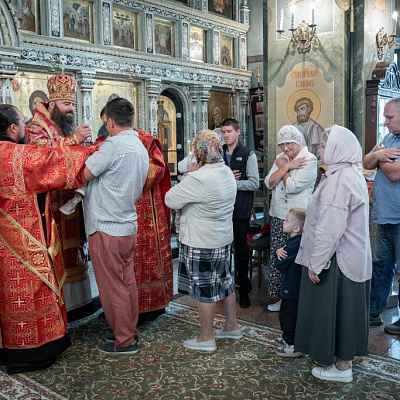 В день Усекновения главы Иоанна Предтечи епископ Городецкий и Ветлужский Парамон совершил Божественную литургию в Городецком Феодоровском мужском монастыре