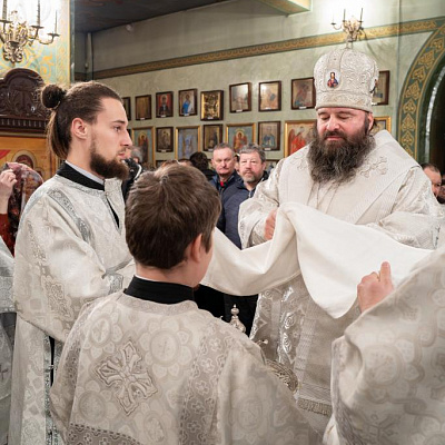 В праздник Крещения Господня епископ Городецкий и Ветлужский Парамон совершил Божественную литургию в Городецком Феодоровском мужском монастыре