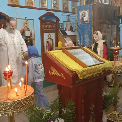 Экскурсия для школьников в храме Рождества Пресвятой Богородицы села Хохлома Ковернинского округа