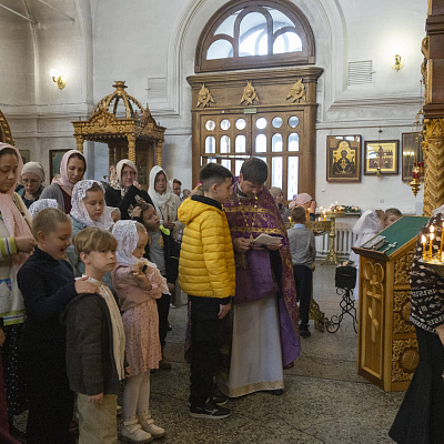 В Спасо-Преображенском соборе Сормовского благочиния состоялся праздник первой исповеди