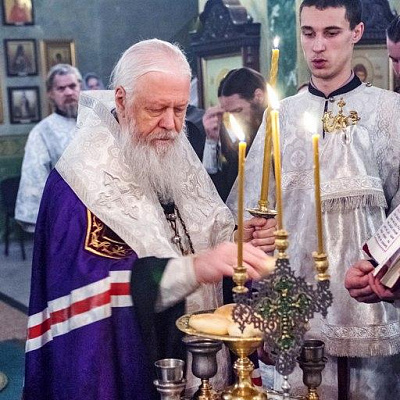 В канун праздника Крещения Господня, епископ Городецкий и Ветлужский Августин совершил всенощное бдение 