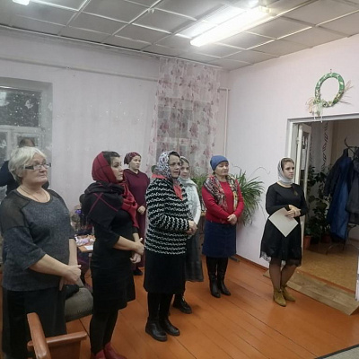 Встреча священника с родственниками мобилизованных в Семеновском благочинии