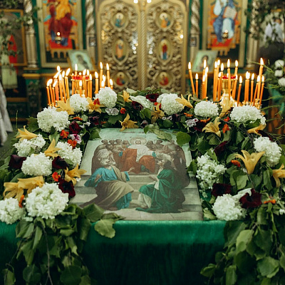 Храм Пресвятой Живоначальной Троицы в д. Медведево Семеновского округа отметил свой престольный праздник