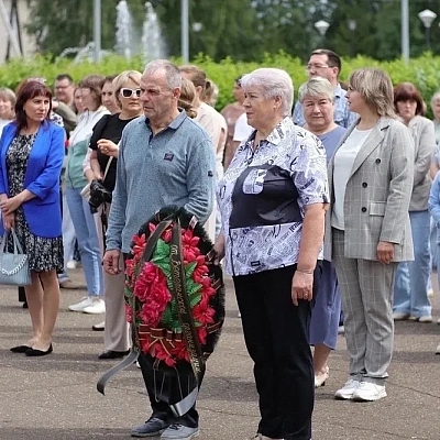 Настоятель Никольского храма поселка Тоншаево принял участие в митинге, посвященном Дню памяти и скорби