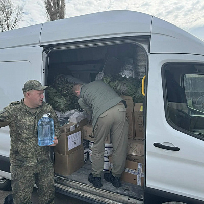Городецкая епархия направила гуманитарную помощь для восстановления подземного храма в зоне СВО