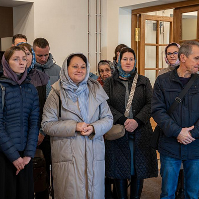 В Городецком Феодоровском мужском монастыре прошло открытие фотовыставки, посвященной 200-летию Кафедрального собора г. Городца