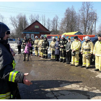 Освящение пожарной части Шарангского района