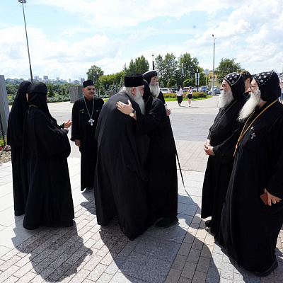 Начался визит в Нижегородскую епархию делегации представителей монашества Коптской Церкви