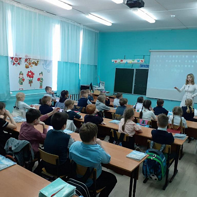 Беседы со школьниками в Ковернино