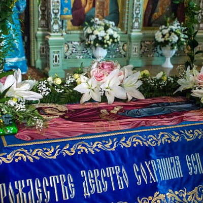 Епископ Городецкий и Ветлужский Августин совершил всенощное бдение с Чином погребения Божией Матери в Городецком Феодоровском мужском монастыре