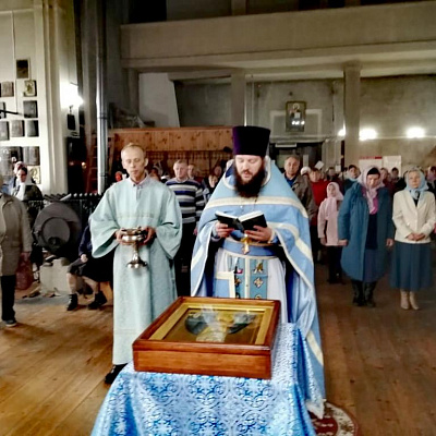 В дар собору Воскресения Словущего передана икона Серафима Саровского