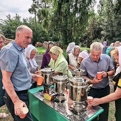В день памяти прп. Макария Желтоводского в селе Хмелевицы Шахунского округа была совершена Божественная Литургия
