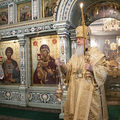 В Неделю о блудном сыне епископ Городецкий и Ветлужский Августин совершил Божественную литургию в Городецком кафедральном соборе