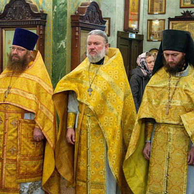 В день памяти великомученика Артемия Антиохийского епископ Городецкий и Ветлужский Парамон совершил Божественную литургию в Городецком Феодоровском мужском монастыре