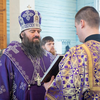 Епископ Городецкий и Ветлужский Парамон совершил Божественную литургию в храме Преображения Господня с. Соболиха