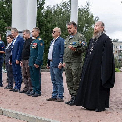 Священнослужитель выступил на открытии IV международной смены военно-патриотического лагеря «Хочу стать десантником»