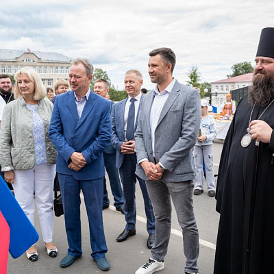 Епископ Городецкий и Ветлужский Парамон посетил торжественное мероприятие, посвященное 95-летию Краснобаковского муниципального округа