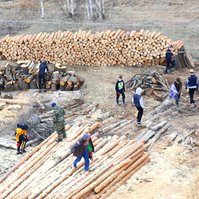 Трудовые поездки учащихся Воскресенской школы в село Нестиары