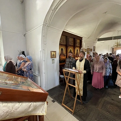 Жители отдаленных деревень Сокольского округа совершили паломничество в центральный храм благочиния