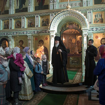 18.03.2018 - Архиерейское Богослужение в Городецком Феодоровском мужском монастыре