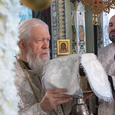 В праздник Крещения епископ Городецкий и Ветлужский Августин совершил Литургию и Чин великого освящения воды