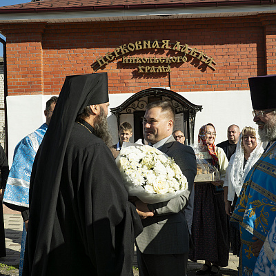 В день празднования Успения Пресвятой Богородицы епископ Городецкий и Ветлужский Парамон совершил Божественную литургию в храме святителя Николая Чудотворца р.п. Красные Баки