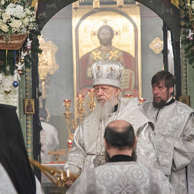 В Неделю 30-ю по Пятидесятнице епископ Городецкий и Ветлужский Августин совершил Божественную литургию в Феодоровском кафедральном соборе