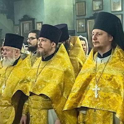 В день Обрезания Господня епископ Городецкий и Ветлужский Августин совершил Божественную литургию в Феодоровском кафедральном соборе