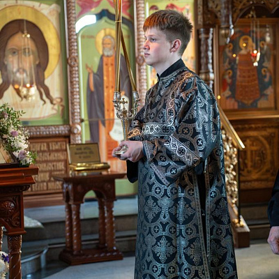 В четверг первой седмицы Великого поста епископ Городецкий и Ветлужский Парамон совершил Великое повечерие с чтением покаянного канона прп. Андрея Критского в Крестовоздвиженском женском монастыре д. Быдреевка