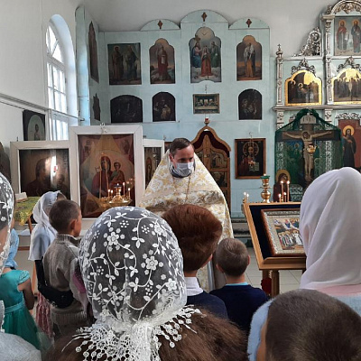 Молебен на начало нового учебного года в Шаранге