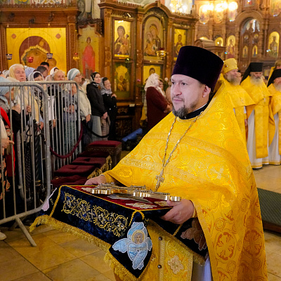 Митрополит Георгий возглавил Божественную литургию в Александро-Невском кафедральном соборе в Нижнем Новгороде