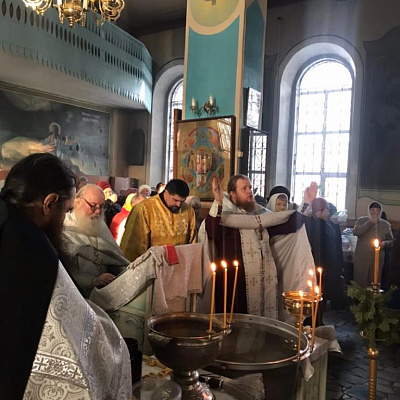 Праздник Богоявления в храме Покрова Божией Матери