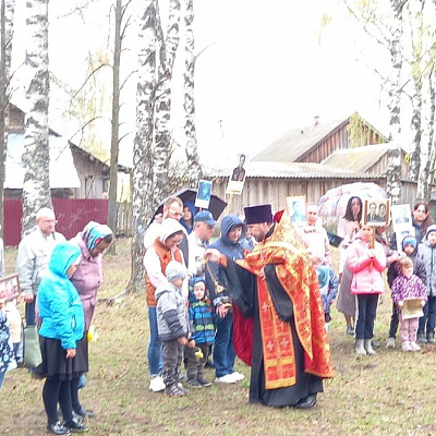 День Победы в деревне Хахалы Семеновского благочиния