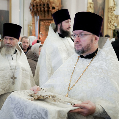 В праздник Обрезания Господня митрополит Георгий совершил Божественную литургию в Воскресенском соборе Арзамаса