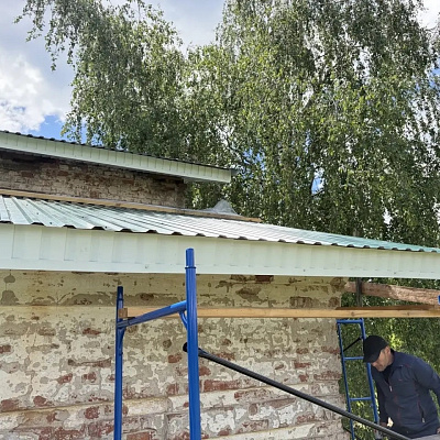 В селе Большой Макателем начался новый этап реставрации храма в честь Покрова Пресвятой Богородицы