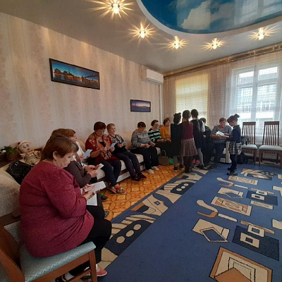 Встреча группы пенсионеров Ковернинского района с учениками 3 «В» класса КСШ№1