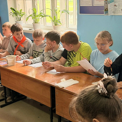 Клирик Никольского храма провел Урок славянской письменности для школьников Городца