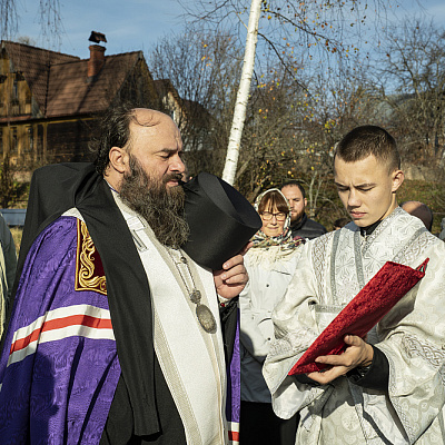 Епископ Городецкий и Ветлужский Парамон совершил освящение часовенного столба в д. Речная