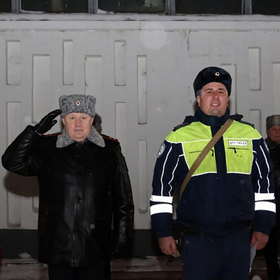Клирик Нижегородской епархии принял участие во встрече сводного отряда полиции, вернувшегося из длительной командировки 