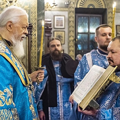 3 ноября, епископ Городецкий и Ветлужский Августин совершил Всенощное бдение
