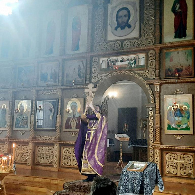 Крестопоклонная Неделя в Воскресенском