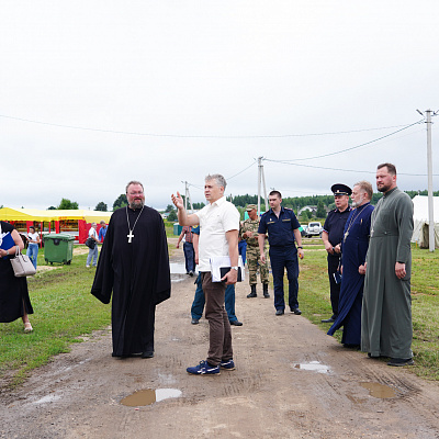 В Дивееве состоялась приемка палаточного городка для участников празднования дня памяти преподобного Серафима Саровского